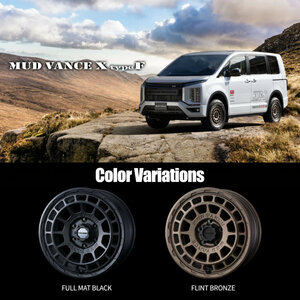 4本セット マッドヴァンスX タイプF VANCE 16x7.0J 5/114.3 +35 FMB MONSTA モンスタ テレーングリッパー A/T 215/70R16 WL デリカD5