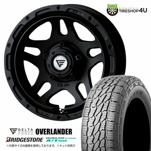 4本セット デルタフォース オーバーランダー OVERLANDER 16x6.0J 5/139.7 -5 MB BS デューラー A/T002 AT002 215/70R16 WL ジムニーシエラ