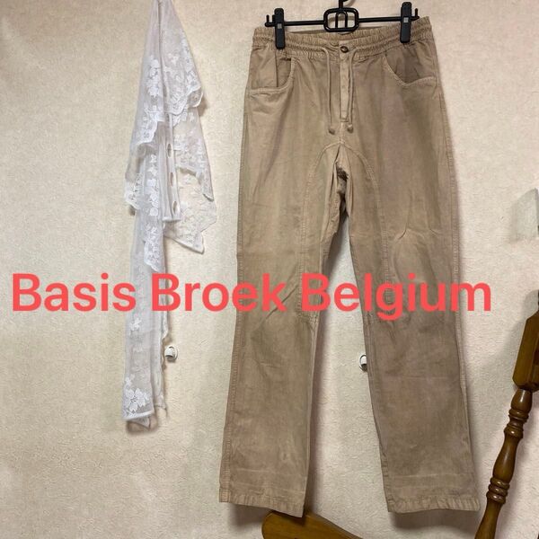 Basis Broek Belgium コットン100%メンズパンツ L