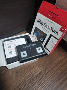 IK Multimedia iRig BlueTurn Bluetooth フットスイッチ ペダル IKM-OT-000057c