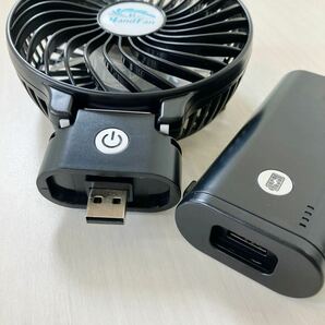 HandFan ハンディファン 4000mAh モバイルバッテリー機能 20dB静音 【4in1機能搭載】 USB扇風機 3段階風量 クリップ・卓上 折り畳み式の画像4