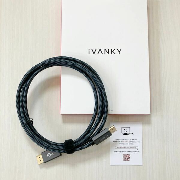 iVanky Displayport【VESA認証ゲーミングDPケーブル 1.2/4K/2M】4K@60Hz/ 2K@165Hz/ 2K@144Hz, DP to DP 最大21.6Gbpsハイスピード