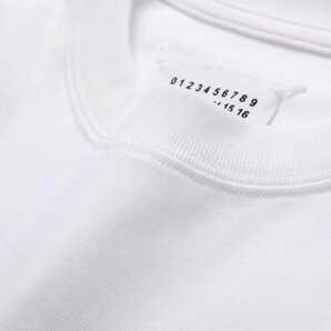 MAISON MARGIELA メゾンマルジェラ トップス Tシャツ シンプル メンズ レディース ホワイト サイズ46の画像4