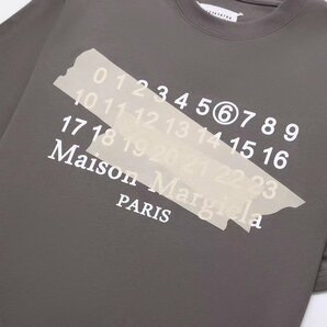 MAISON MARGIELA メゾンマルジェラ トップス Tシャツ シンプル メンズ レディース グレー サイズ48の画像6