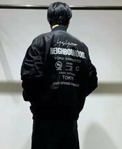 NEIGHBORHOOD ネイバーフッド Yohji Yamamoto フライトジャケット アウター メンズ カジュアル ブラック M_画像10