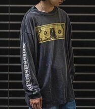 SAINT MICHAEL セントマイケル Tシャツ 長袖 メンズ レディース トップス プリント ダークグレー L_画像9