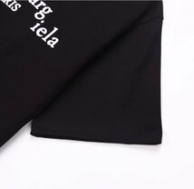 Maison Margiela メゾン マルジェラ トップス Tシャツ シンプル メンズ レディース ブラック サイズ46_画像8
