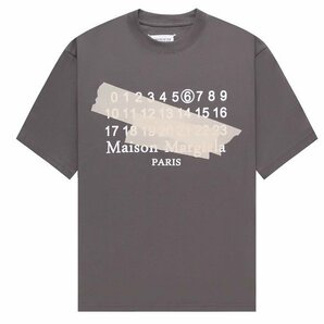 MAISON MARGIELA メゾンマルジェラ トップス Tシャツ シンプル メンズ レディース グレー サイズ48の画像1