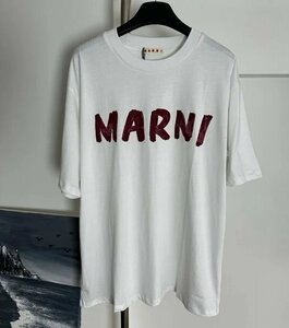 MARNI マルニ Tシャツ トップス半袖 レディース カジュアル ホワイト L