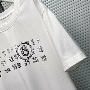 Maison Margiela メゾン マルジェラ トップス Tシャツ シンプル メンズ レディース カジュアル ホワイト Mの画像2