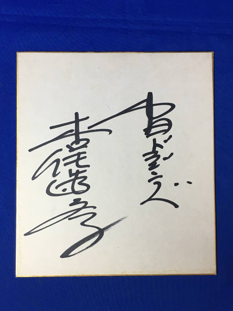 D273 佐藤●木田達彦亲笔签名彩色纸中日龙队棒球, 棒球, 纪念品, 相关商品, 符号