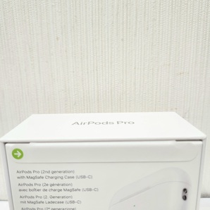 C-04212K【新品・未使用】Apple AirPods Pro 第2世代 MagSafe充電ケース(USB-C)付き MTJV3J/A イヤフォン オーディオ 保管品 iPhoneの画像3