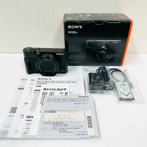 C-04033SI 【美品】 SONY ソニー RX100V Cyber-shot DSC-RX100M5A コンパクトデジタルカメラ ZEISS バッテリー 元箱 説明書 通電確認済み