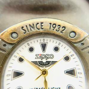 C-04135SI 【1円スタート】 ZIPPO ジッポ 時計付 キーホルダー BEAMLITE HANGING WATCH ポケットウォッチ QZ シルバー 不動の画像4