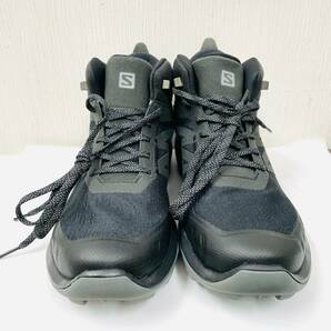 C-04125SI 【美品】 Salomon サロモン OUTPULSE MID GTX 27.0cm トレッキング トレラン ゴアテックス GORE-TEX ハイカット シューズ の画像2