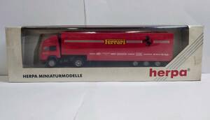 Y-41654N herpa H0/1:87 フェラーリ トランスポーター 保管品 現状品 1/87 ミニカー