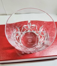 Y-41756K Baccarat バカラ The YEAR 2023 エクラ クリスタル タンブラー ロックグラス 2客セット ペア コップ 食器 ショッパー付き 保管品_画像4