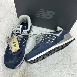 新品未使用 New Balance 27.5cm ニューバランス ML574 スニーカー シューズ 574 大人気 定番 スエード メッシュ メンズ ローカット 箱有り