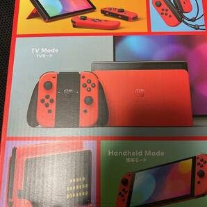 未開封・新品・送料無料/Nintendo Switch本体 有機ELモデル マリオレッド/ニンテンドースイッチ/New color Mario Redの画像2