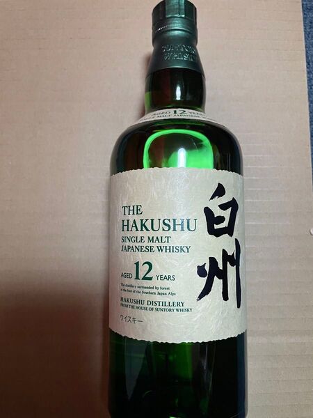 白州12年，700ml 化粧箱無し