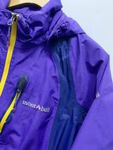 (V2220) MONT-BELL GORE-TEX WINDBREAKER JACKET ウィンドブレーカー ジャケット レディース M サイズ 正規品_画像2