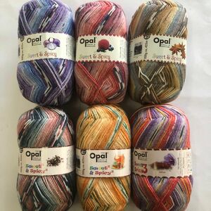 Opal毛糸 スイート　アンド　スパイシー　全6色セット