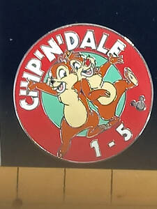 * abroad rare pin Disney pin chip & Dale pin cast Ran yard pin 1-5