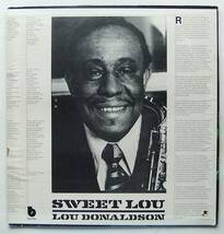 ◆ LOU DONALDSON / Sweet Lou ◆ Blue Note BN-LA259-G ◆_画像2