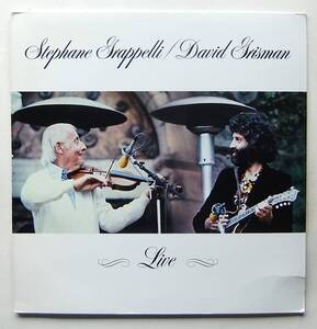 ◆ STEPHANE GRAPPELLI - DAVID GRISMAN / Live ◆ Warner Bros BSK 3550 ◆ V