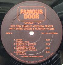 ◆ CHARLIE VENTURA Sextet / Chazz '77 ◆ Famous Door HL-115 ◆_画像3