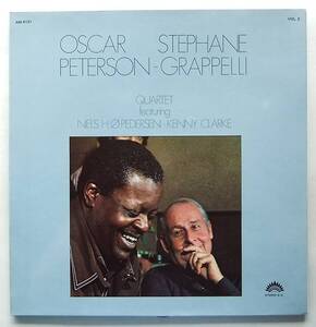 ◆ OSCAR PETERSON - STEPHANE GRAPPELLI Quartet featuring NIELS O.H.PEDERSEN - KENNY CLARK Vol.2 ◆ America AM 6131 (France) ◆