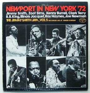 ◆ NEWPORT IN NEW YORK '72 / The JIMMY SMITH Jam, Vol.5 ◆ Cobblestone CST 9027 ◆ V