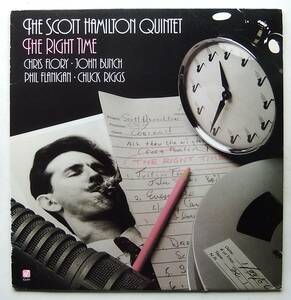 ◆ SCOTT HAMILTON Quintet / The Right Time ◆ Concord Jazz CJ-311 ◆ V