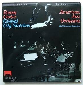 ◆ BENNY CARTER American Jazz Orchestra / Central City Sketches (2LP) ◆ Musicmasters CIJD 20126Z/27X ◆