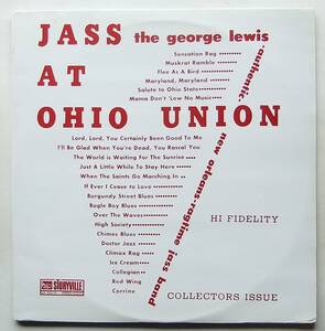 ◆ GEORGE LEWIS / Jass At Ohio Union (2LP) ◆ Storyville SLP-830/31 (England) ◆