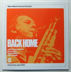 ◆ WARNE MARSH Quartet & Quintet / Back Home ◆ Criss Cross Jazz 1023 (Holland) ◆