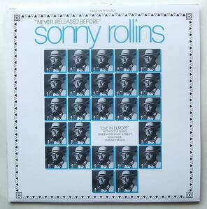 ◆ SONNY ROLLINS / Live In Europe ◆ Jazz Anthology JA 5241 (France) ◆