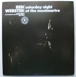 ◆ BEN WEBSTER - KENNY DREW - NHOP - ALEX RIEL / Saturday Night at the Montmartre ◆ Black Lion BLP 30155 (England) ◆