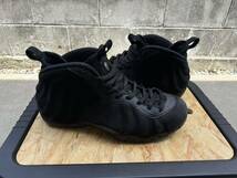 中古 NIKE AIR FOAMPOSITE ONE TRIPLE BLACK 575420-006 ポジット トリプルブラック オールブラック 27.5cm_画像2