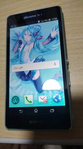 【限定品】 SO-04E Xperia A feat.HATSUNE MIKU 初音ミク 白ロム