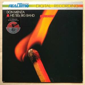 Don Menza & His '80s Big Band / BURNIN' ドン・メンザ REALTIME RT-301 西独プレス