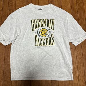 GreenBay Packers グリーンベイ　パッカーズ　半袖スウェット　半袖Tシャツ リブ付き