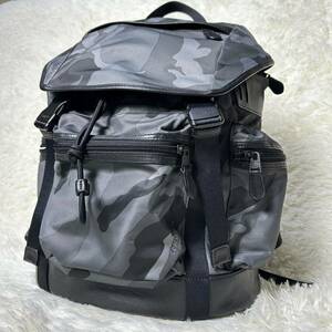 [ ultimate beautiful goods ]coach F54783 rucksack camouflage camouflage leather × nylon 