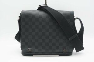 ☆安心の３大保証☆ ABランク ≪LOUIS VUITTON ルイ ヴィトン/ショルダーバッグ≫ N41028 ダミエ グラフィット ディストリクトPM NM 送料込