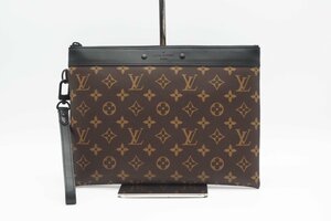 ☆安心の３大保証☆ ABランク ≪LOUIS VUITTON ルイ ヴィトン/クラッチバッグ≫ M82079 モノグラム マカサー ポシェット トゥ ゴー 送料込