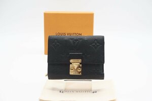 ☆安心の３大保証☆ Bランク ≪LOUIS VUITTON ルイ ヴィトン/三つ折り財布≫ M80880 アンプラント ポルトフォイユ メティス コンパクト 黒