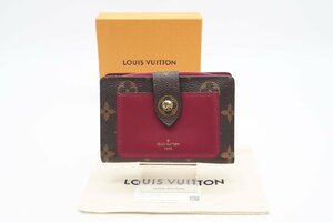 ☆安心の３大保証☆ ABランク ≪LOUIS VUITTON ルイ ヴィトン/二つ折り財布≫ M69433 ポルトフォイユ ジュリエット モノグラム フューシャ