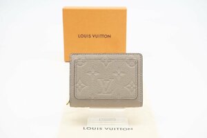 ☆安心の３大保証☆ Aランク ≪LOUIS VUITTON ルイ ヴィトン/二つ折り財布≫ M80152 ポルトフォイユ クレア アンプラント ベージュ 極美品