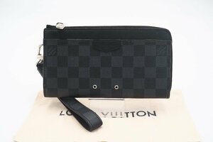 ☆安心の３大保証☆ ABランク ≪LOUIS VUITTON ルイ ヴィトン/L字ファスナー長財布≫ N60379 ダミエ グラフィット ジッピー ドラゴンヌ 美