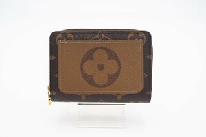 ☆安心の３大保証☆ Aランク ≪LOUIS VUITTON ルイ ヴィトン/二つ折り財布≫ M81461 モノグラム リバース ポルトフォイユ ルー 極美 送料込